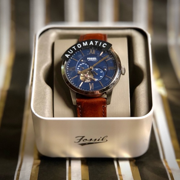 Fossil Other - Fossil Automatic Chronograph TownsmanLeather Watch